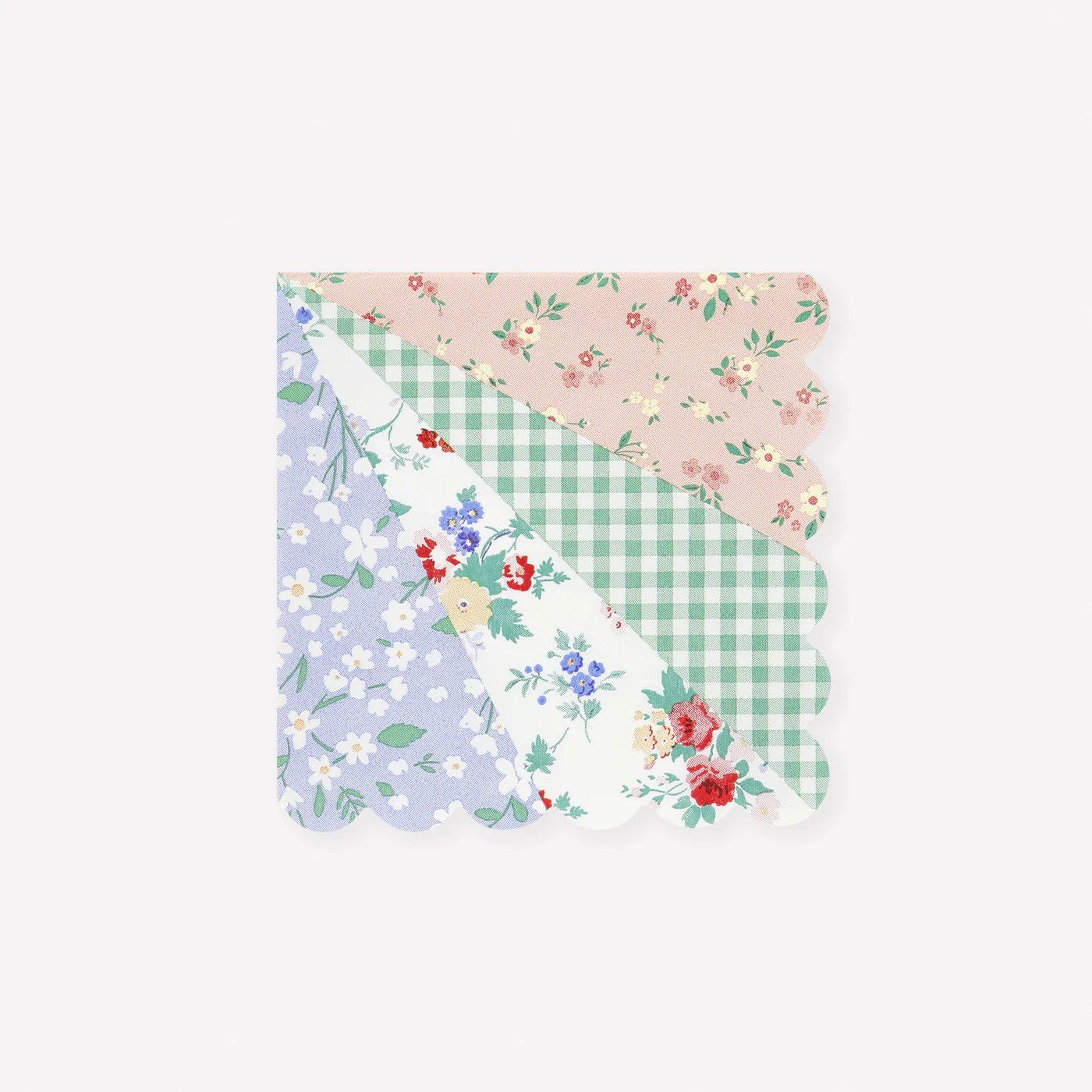 Patchwork Cocktail Napkins, set of 16