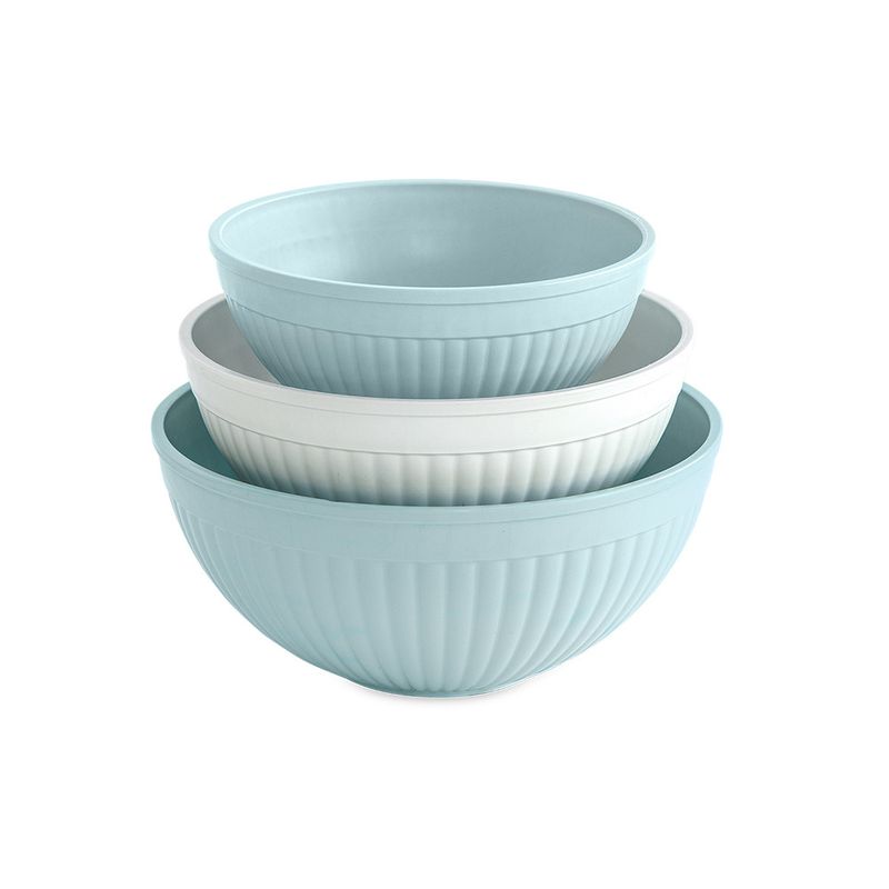 Nordic Ware Sea Blue Melamine Mixing Bowls, set of 3