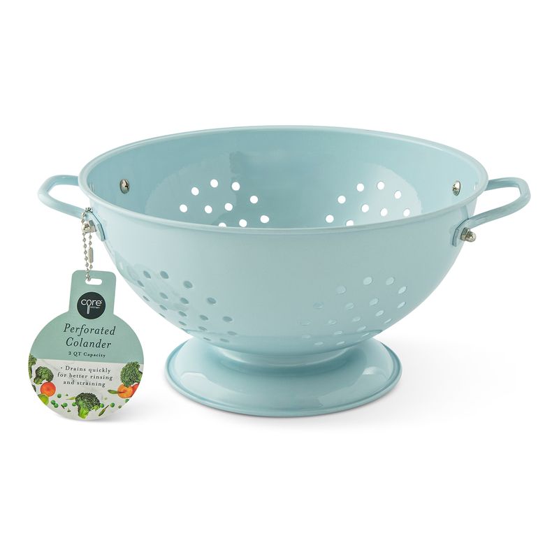 3 quart French Blue Colander