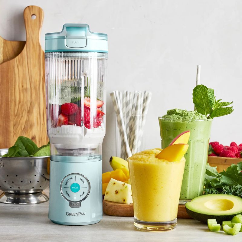 GreenPan Seaside Blue Personal Blender