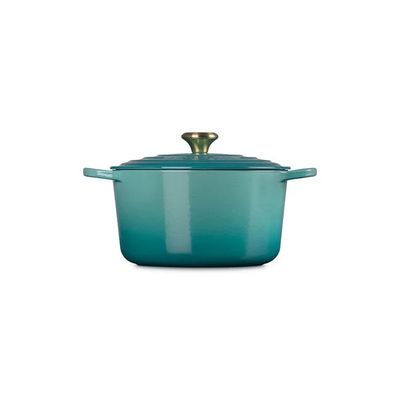 Le Creuset 6.5 quart Bleu Riviera Deep Dutch Oven