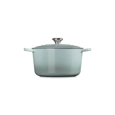 Le Creuset 6.5 quart Sea Salt Deep Dutch Oven