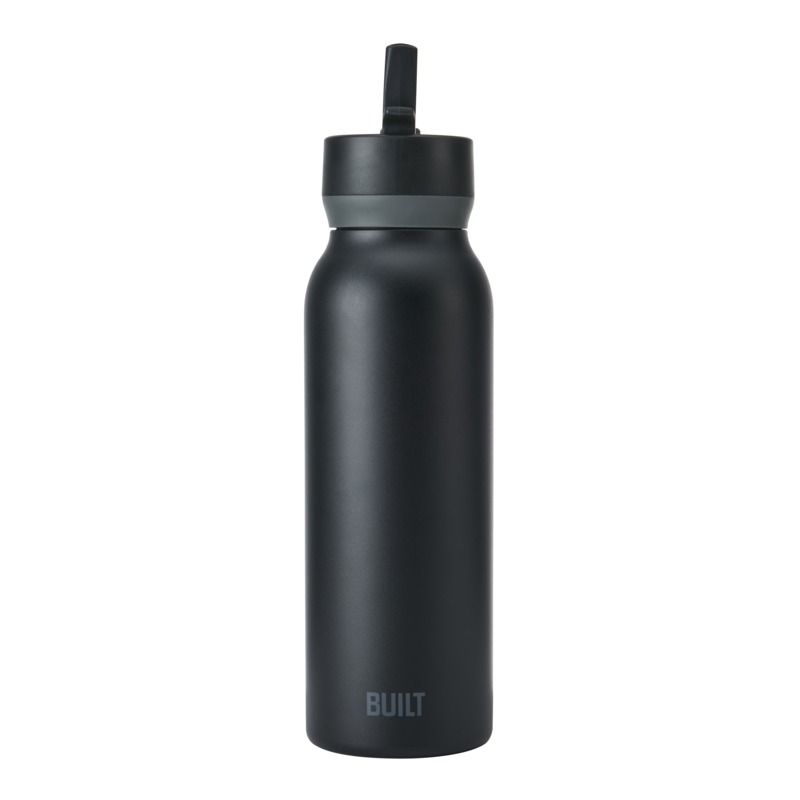 40oz Black Built Water Bottle