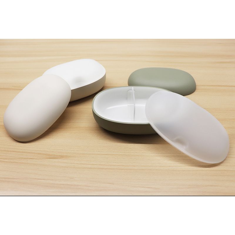 Takenaka Blue Gray Pebble Bento Box
