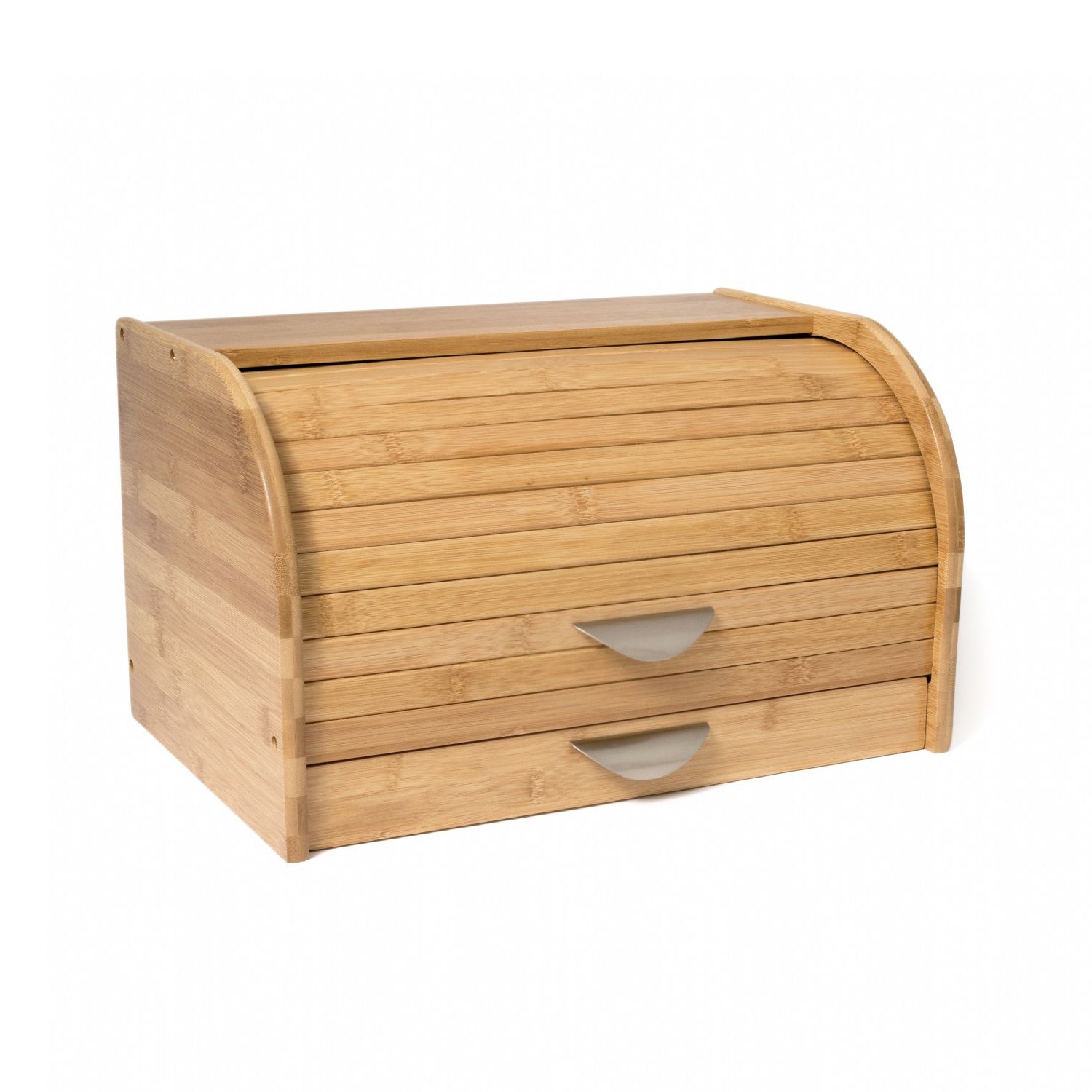 Roll Top Bread Bin with Drawer