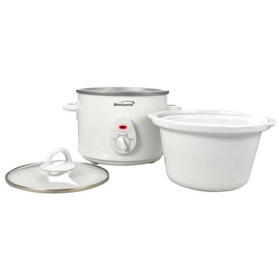 3 quart White Slow Cooker