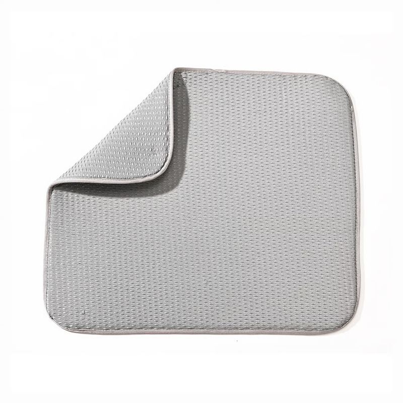 Grey Dish Drying Mat
