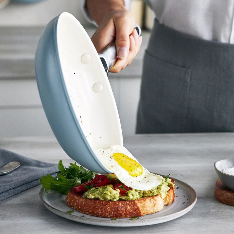 Greenpan 8" Light Blue Ceramic Frying Pan