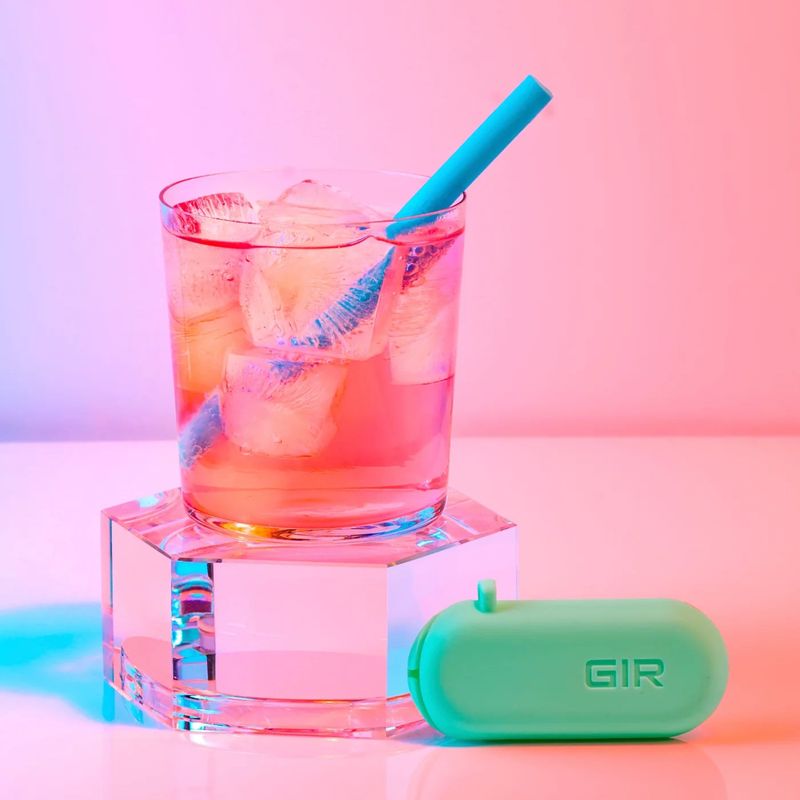 GIR Sunny Kids Straws &amp; Brush, set of 2