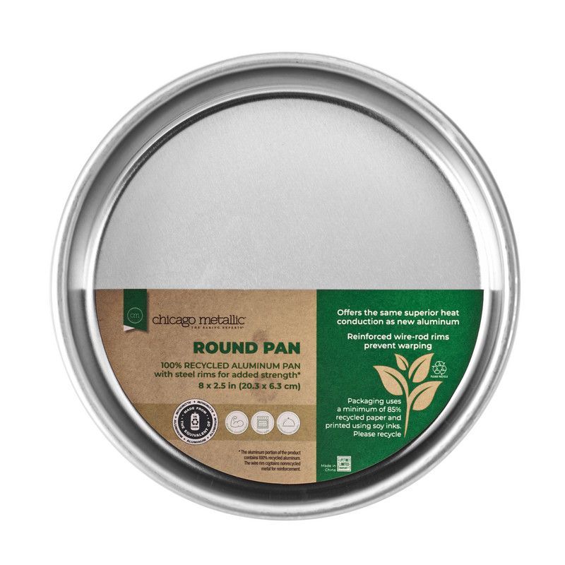 Chicago Metallic 8" Recycled Aluminum Cake Pan