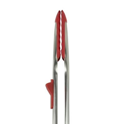 Tovolo 13" Cayenne Red Silicone Tongs