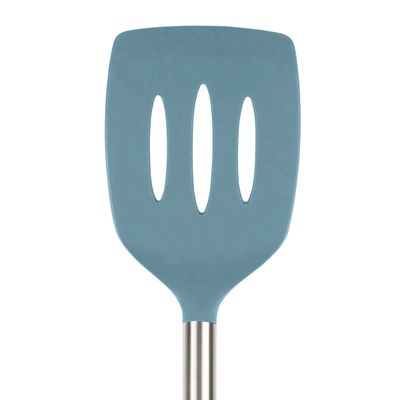 Tovolo Blue Slate Silicone Slotted Turner/Spatula