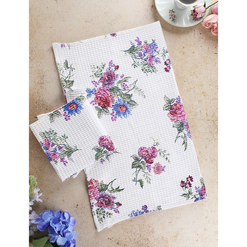 April Cornell Ivory Chintz Dishtowel