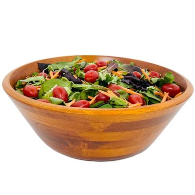 14" Rubberwood Salad Bowl