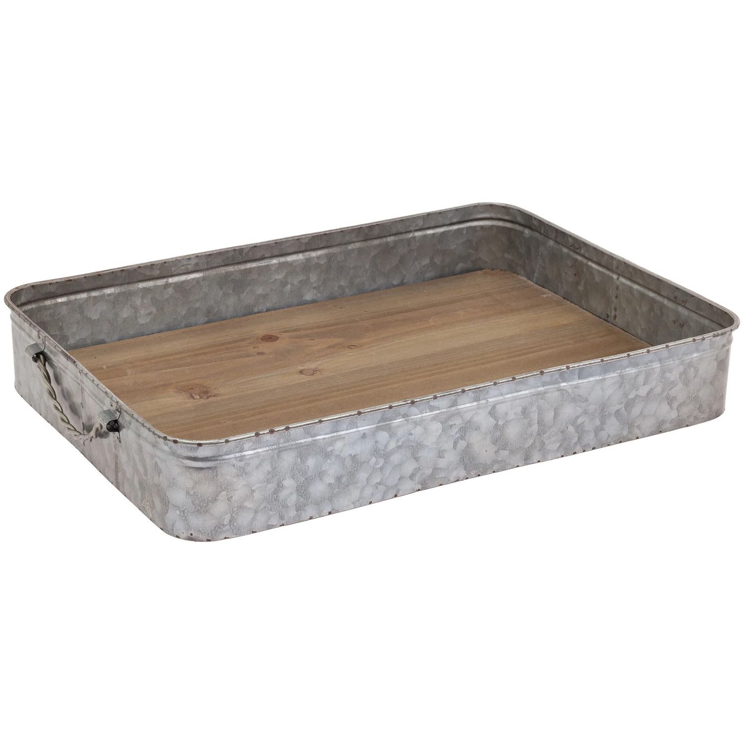 16.5x11.75" Galvanized Tray