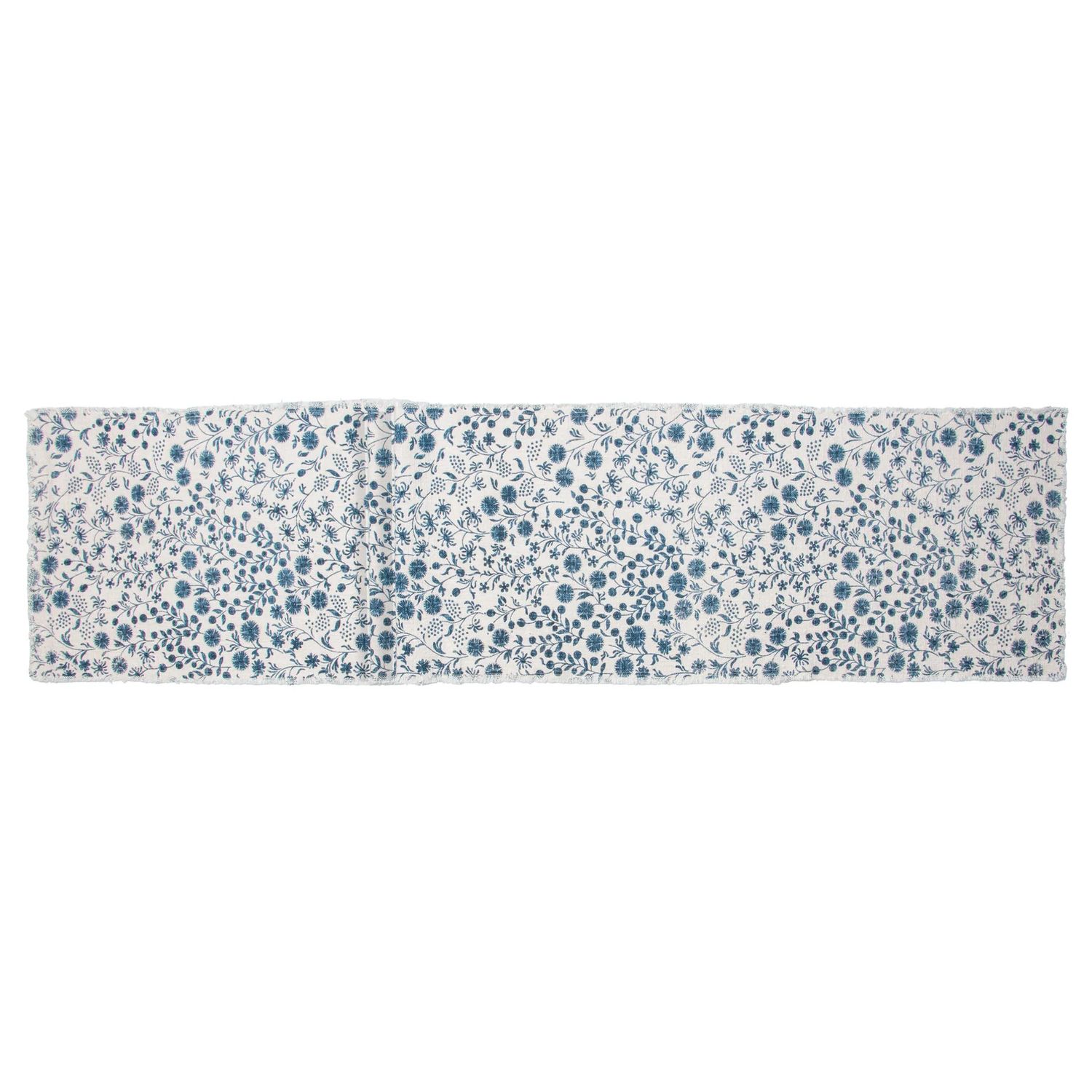 72x15" Navy Dandelion Runner