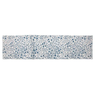 72x15" Navy Dandelion Runner