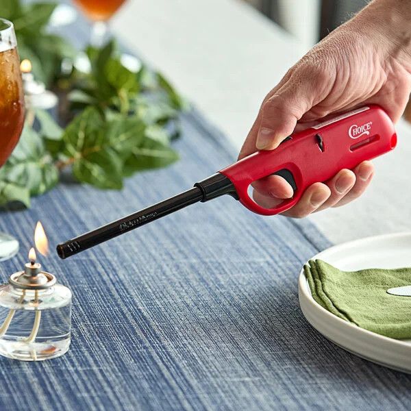 Red Long Butane Lighter