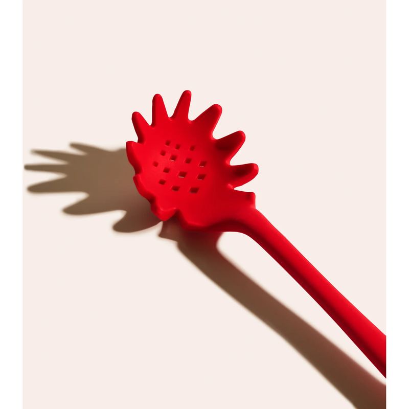 GIR Red Silicone Spaghetti Server