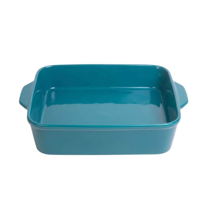 8.5" square Turquoise Baking Dish