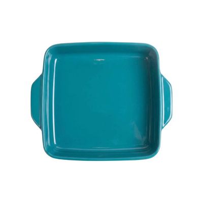8.5" square Turquoise Baking Dish
