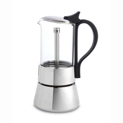 4 cup Glass-Top Stovetop Espresso Maker