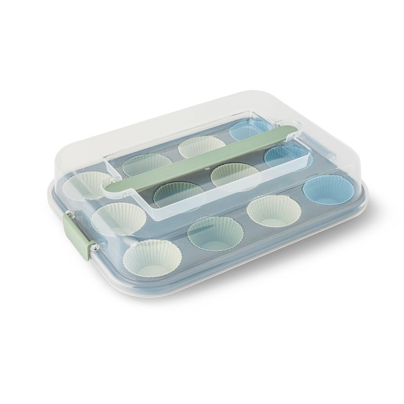 12 cup Cupcake Pan with Carrying Lid
