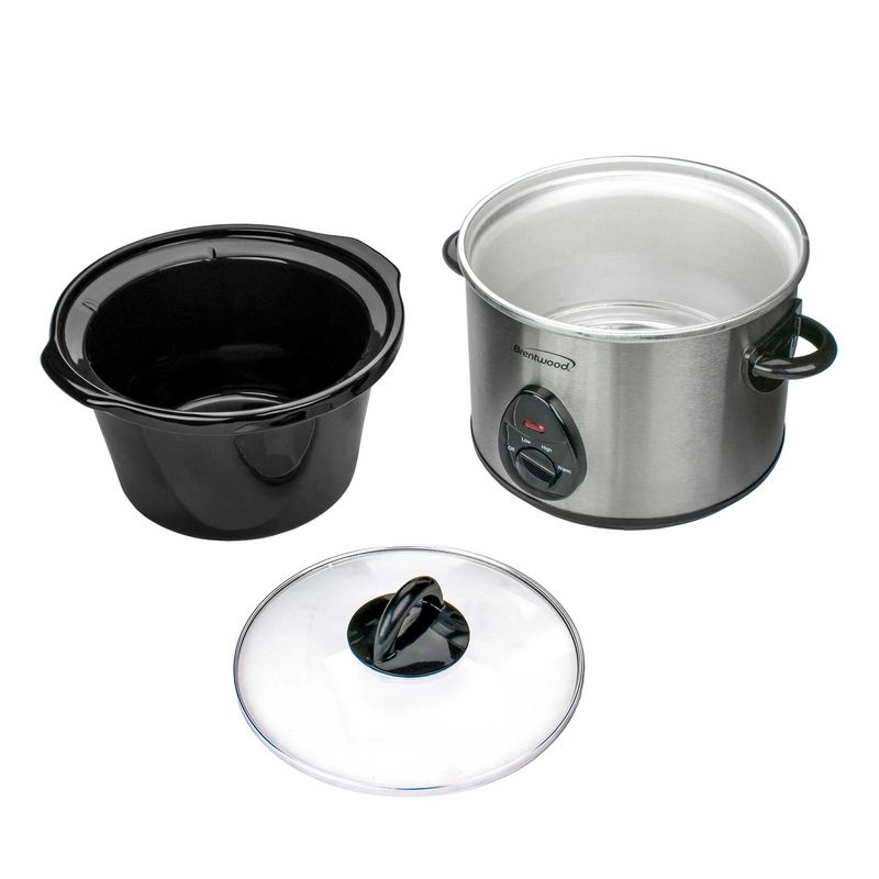 3 quart Stainless Slow Cooker