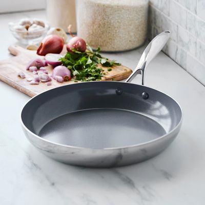 GreenPan 12" Valencia Pro Ceramic Nonstick &amp; Stainless Steel Frying Pan
