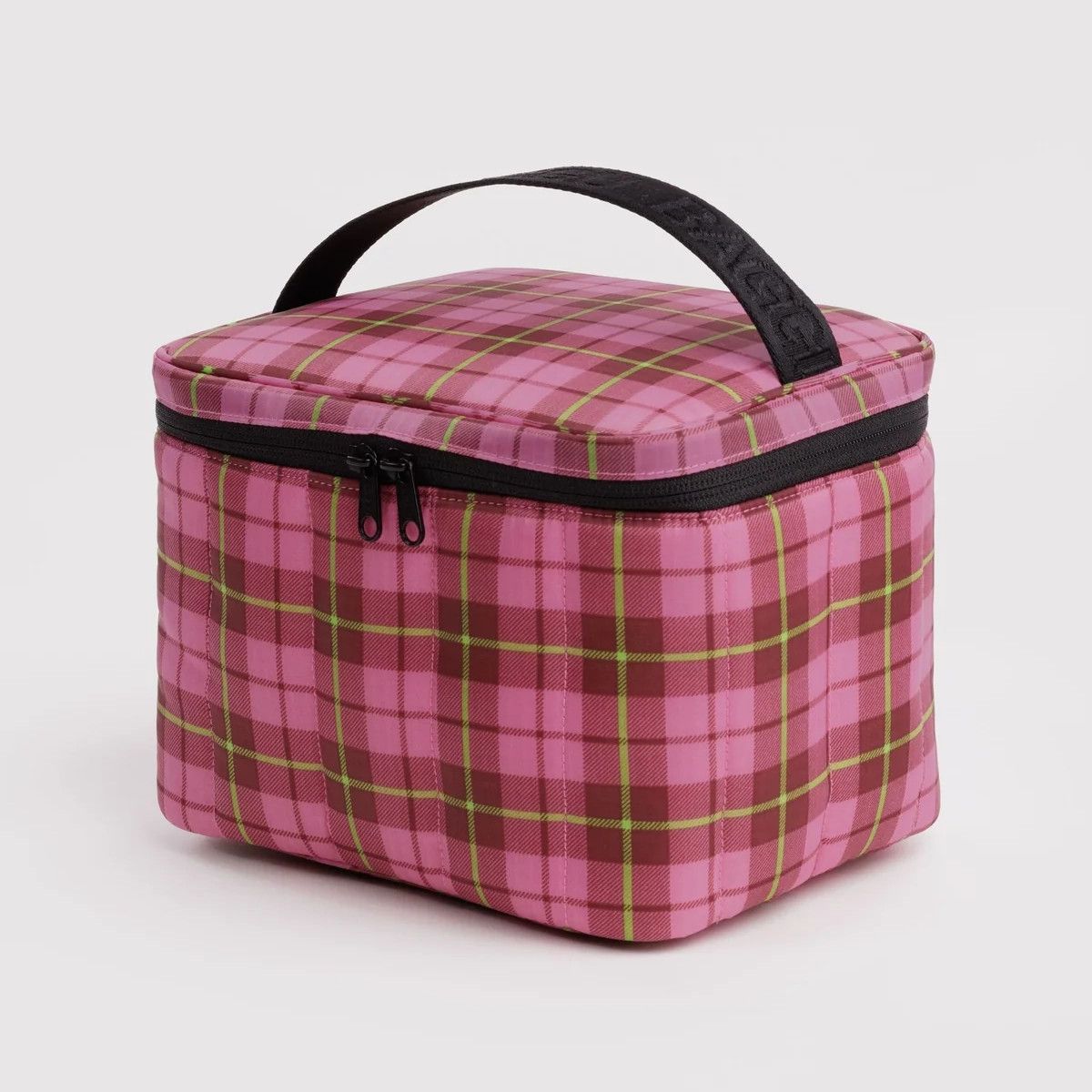 Baggu Azalea Pink Tartan Lunch Bag