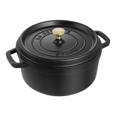 Staub 4 quart Black Dutch Oven