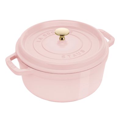 Staub 4 quart Peony Pink Dutch Oven