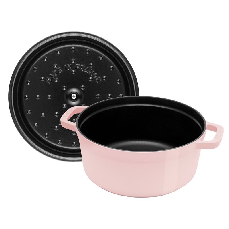 Staub 4 quart Peony Pink Dutch Oven