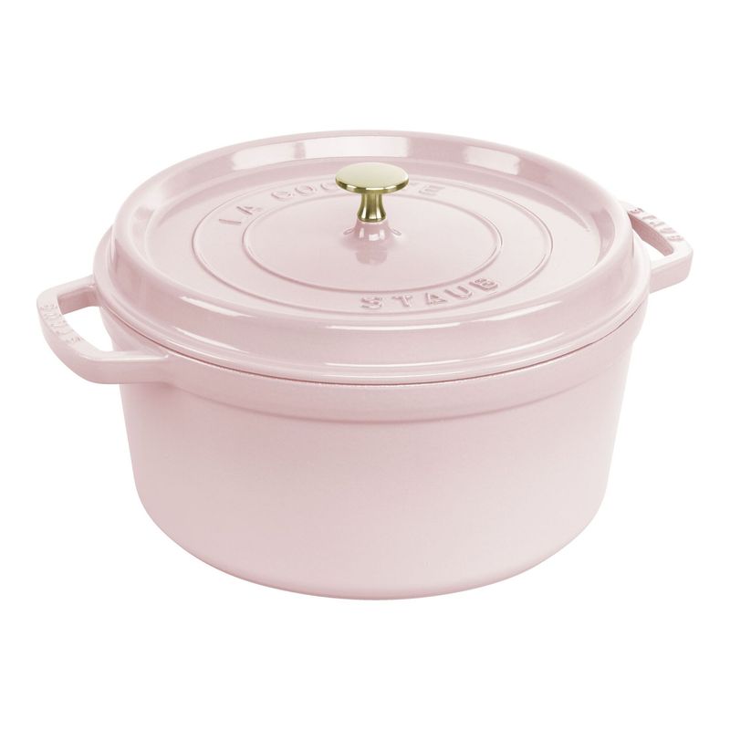 Staub 7 quart Peony Pink Dutch Oven