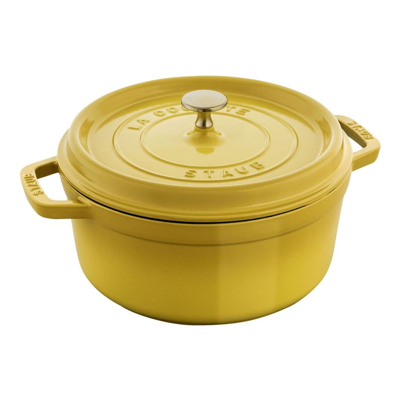 Staub 4 quart Citron Yellow Dutch Oven