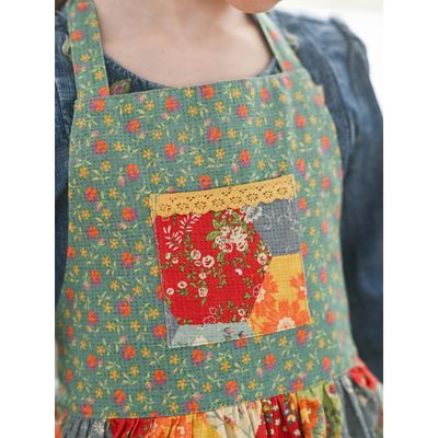 April Cornell County Fair Patchwork Kids Apron