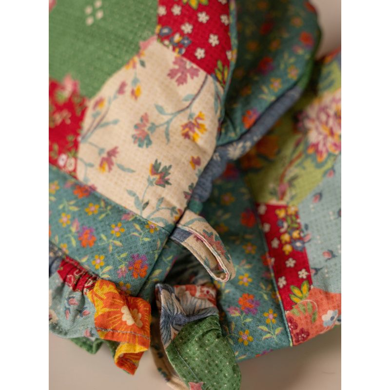 April Cornell County Fair Patchwork Mini Oven Mitts, set of 2
