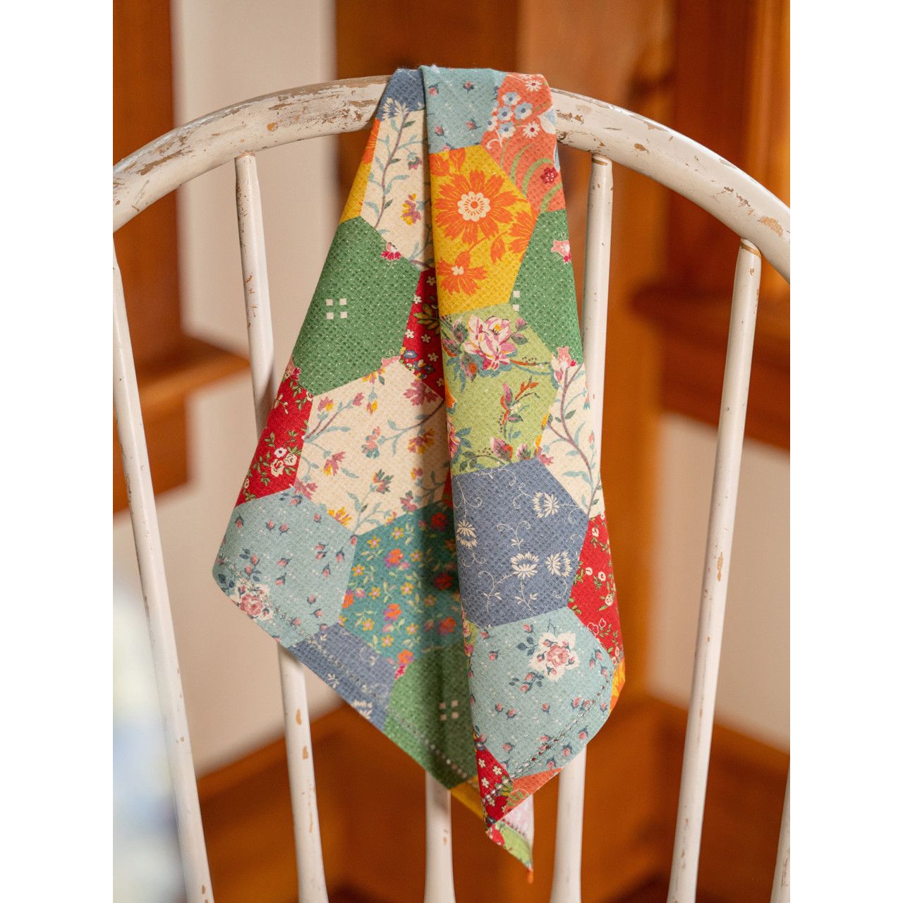 April Cornell County Fair Patchwork Napkins, set of 4