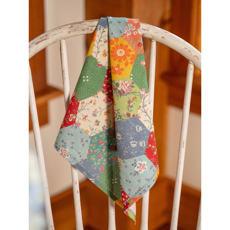 April Cornell County Fair Patchwork Napkins, set of 4