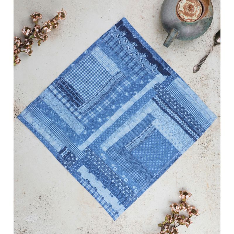 April Cornell Harmony Patchwork Napkins, set of 4
