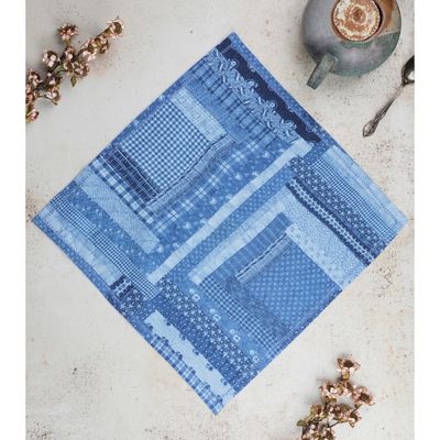 April Cornell Harmony Patchwork Napkins, set of 4