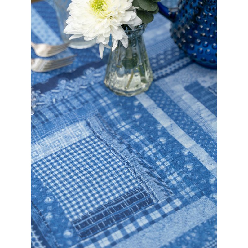 April Cornell 54x54" Harmony Patchwork Tablecloth