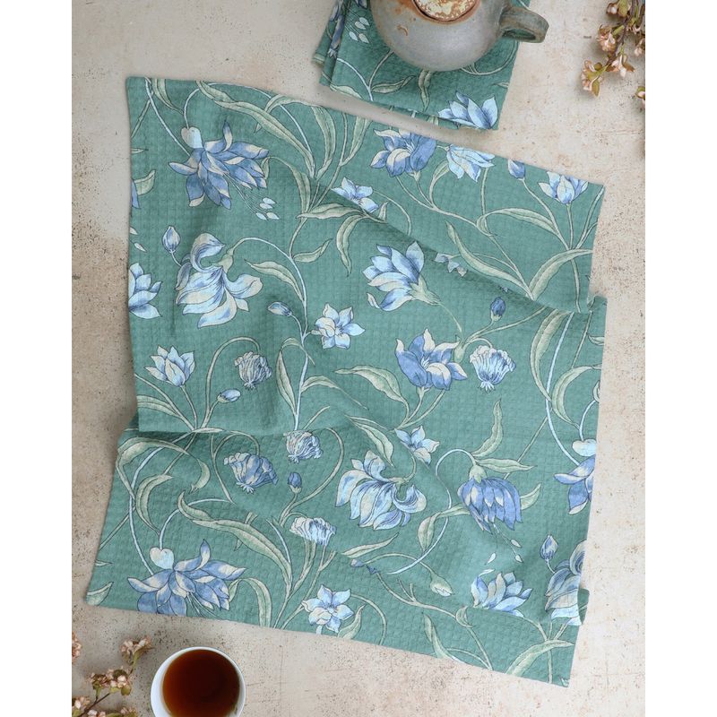 April Cornell Ajmeer Jade Dishtowel