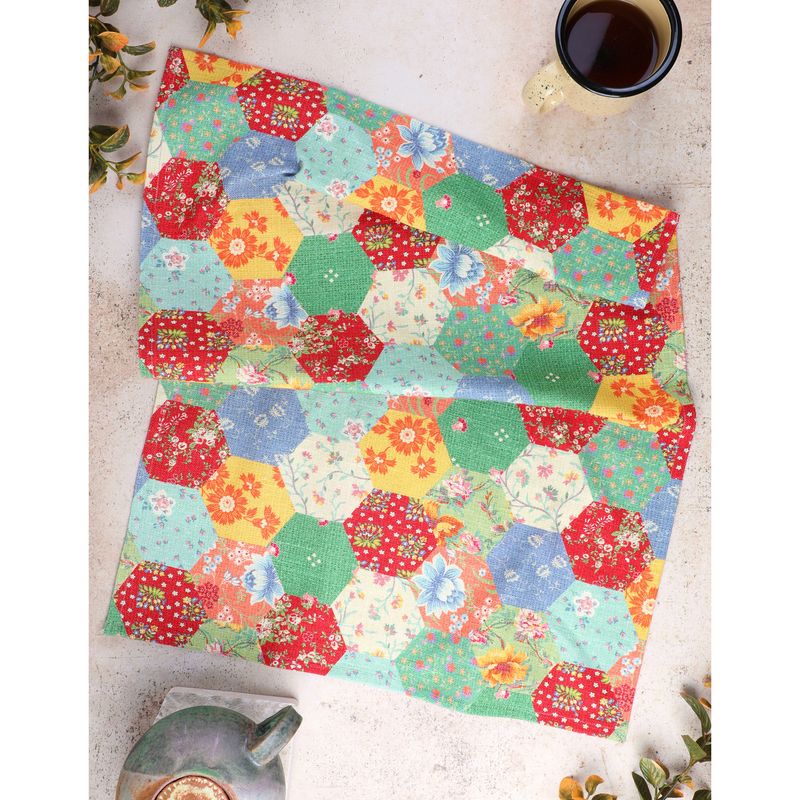 April Cornell County Fair Patchwork Dishtowel