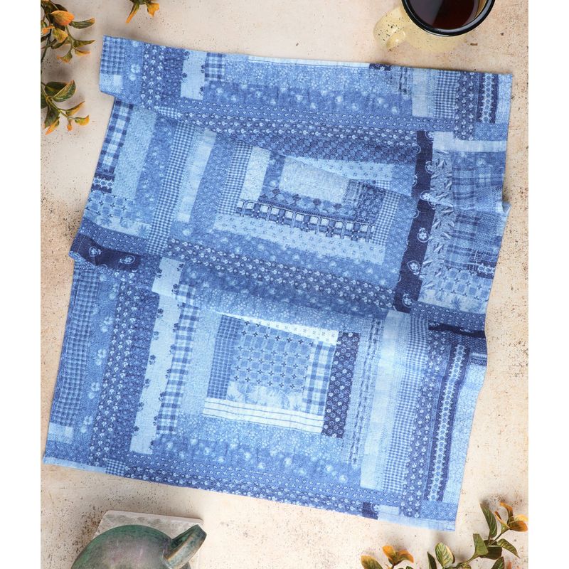 April Cornell Harmony Patchwork Dishtowel