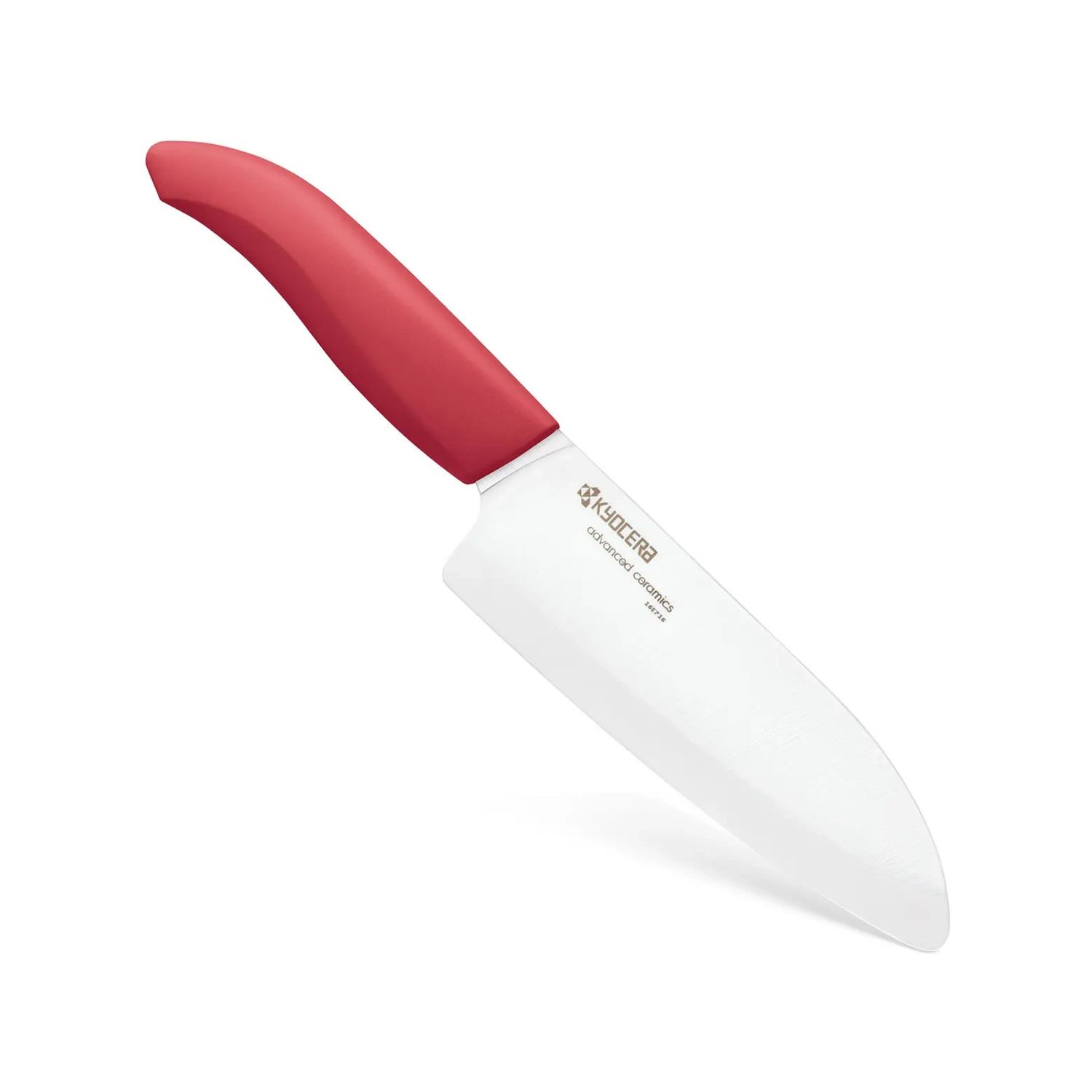 Kyocera Red Ceramic Santoku Knife