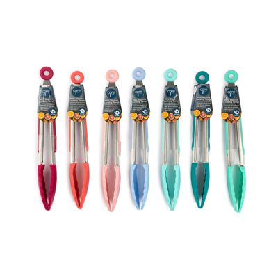 Silicone Mini Tongs, assorted colors