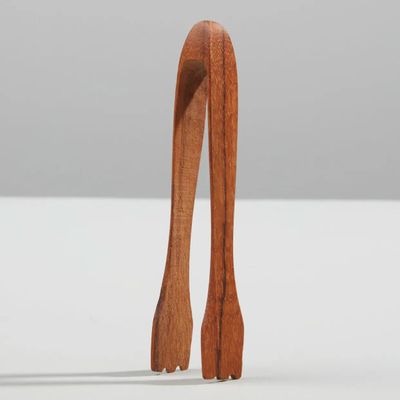 Teak Mini Tongs