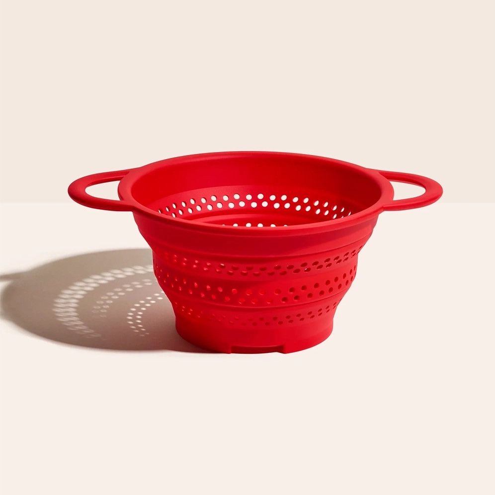 Get It Right Red Collapsible Colander
