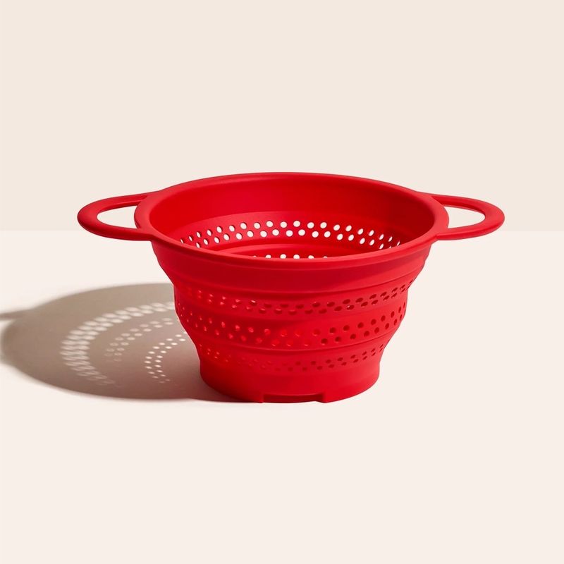 Get It Right Red Collapsible Colander